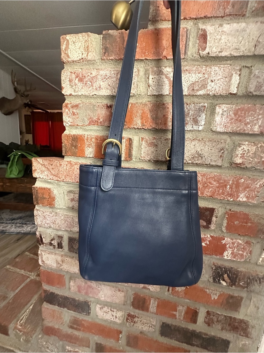 Vintage Navy coach waverly soho buckle bag - Picture 2 of 4